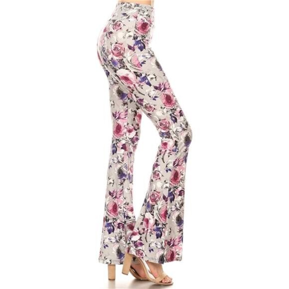 Leggings Depot Women's Ultra Soft Printed Palazzo Pants - Picture 1 of 5